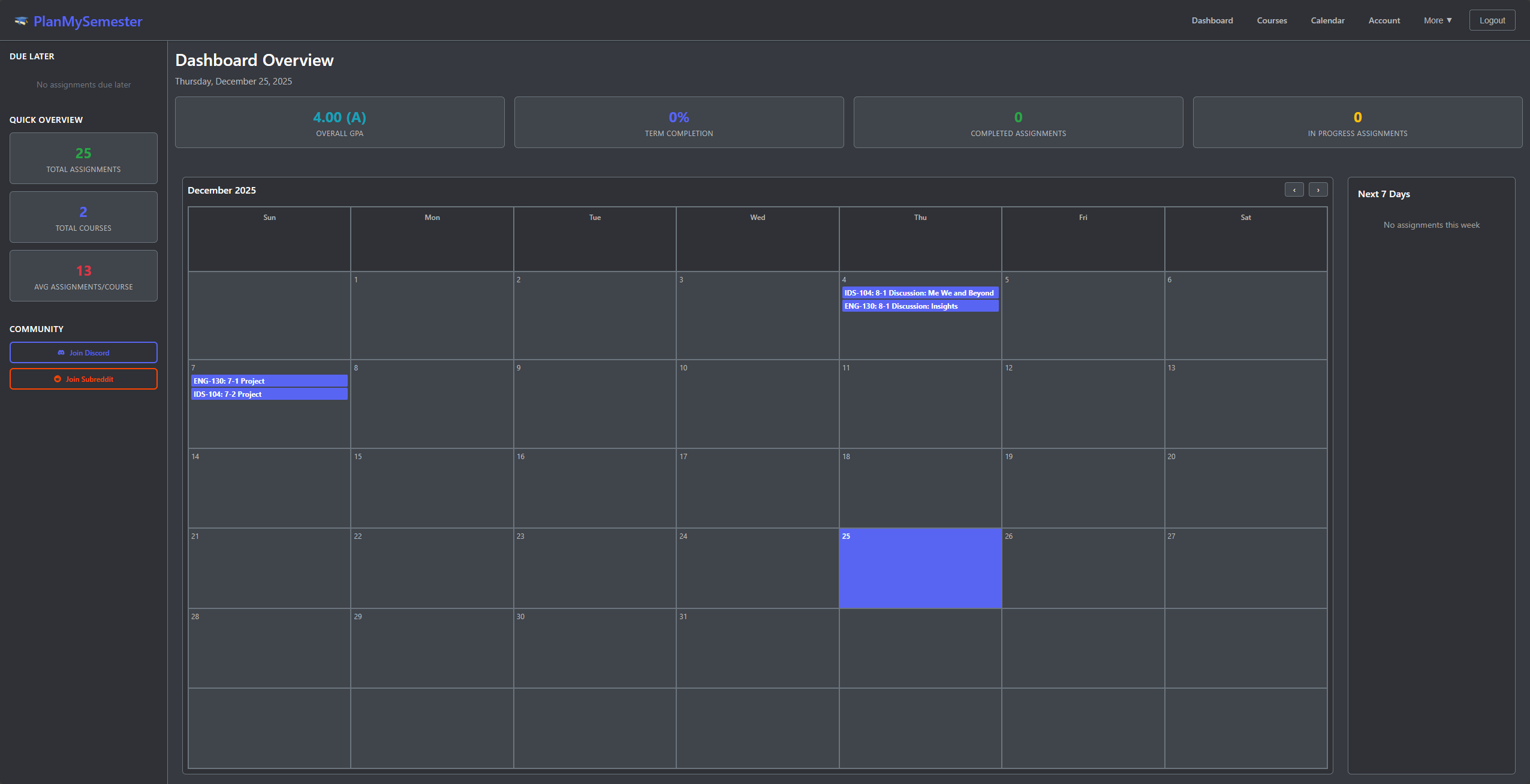 PlanMySemester - Powered by AI gallery image