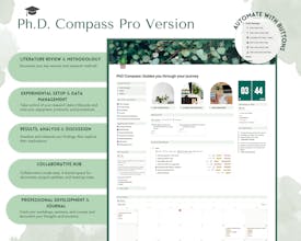 Ph.D. 사용자 지정 가능하고 직관적인 인터페이스를 제공하는 Compass Notion 템플릿