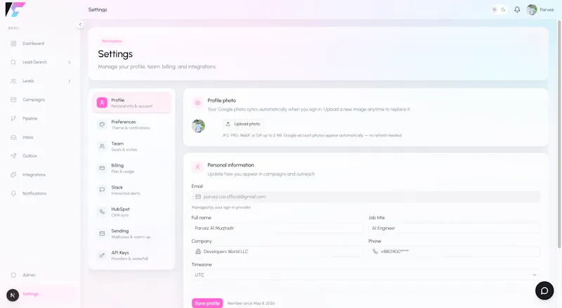 LeadForge AI screenshot 11