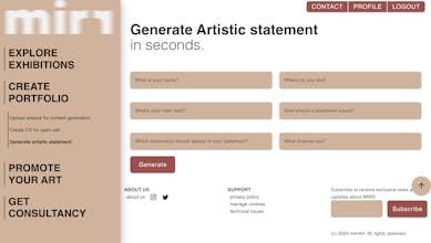 mirrArt: MVP for Artists gallery image