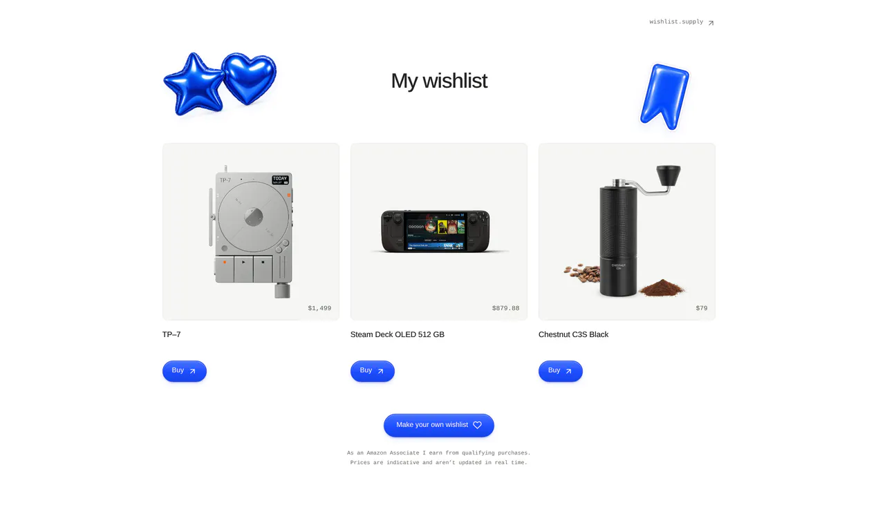 wishlist.supply gallery image