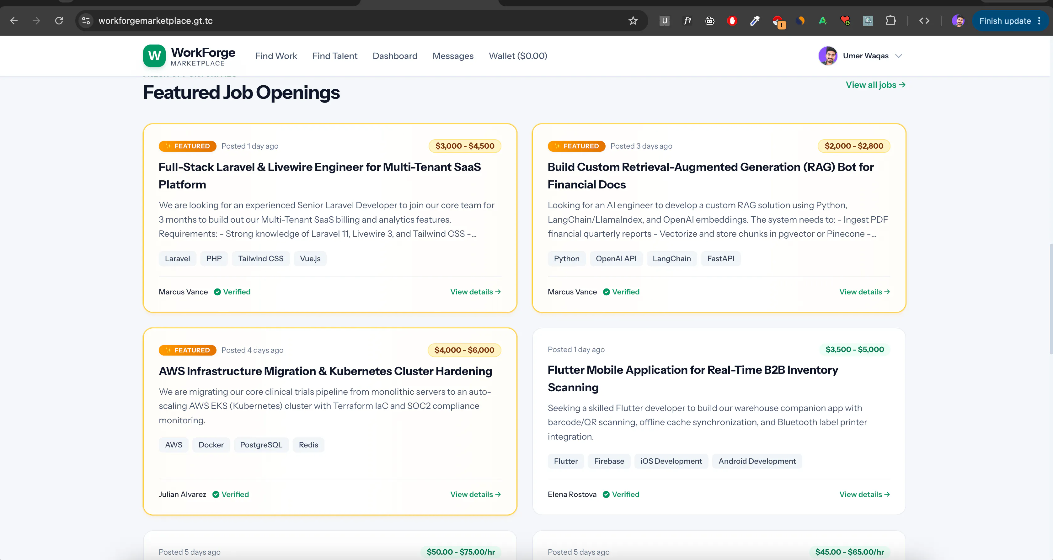 WorkForge — Upwork Clone Source Code gallery image