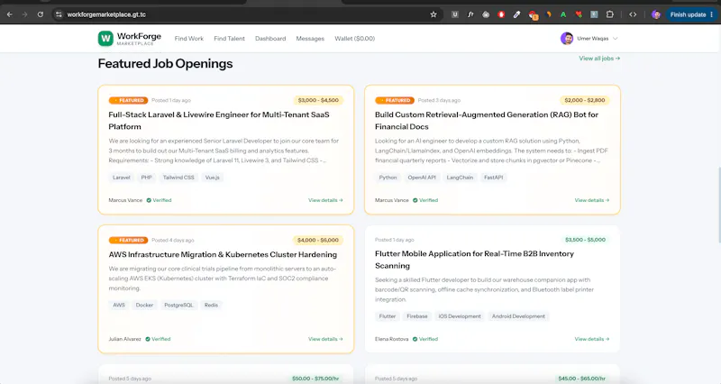 WorkForge — Upwork Clone Source Code screenshot 18