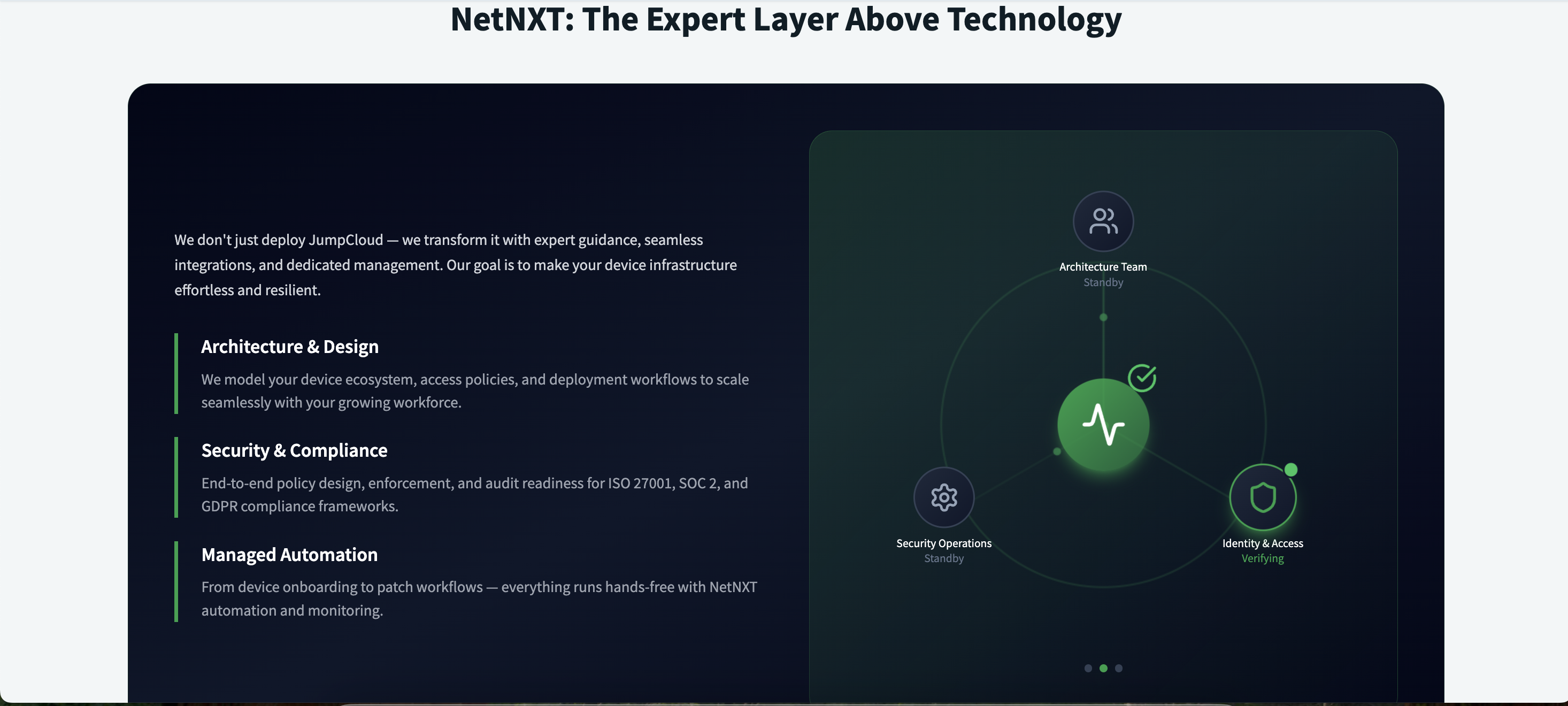 Unified Device Management - Screenshot 2 showing product features and functionality