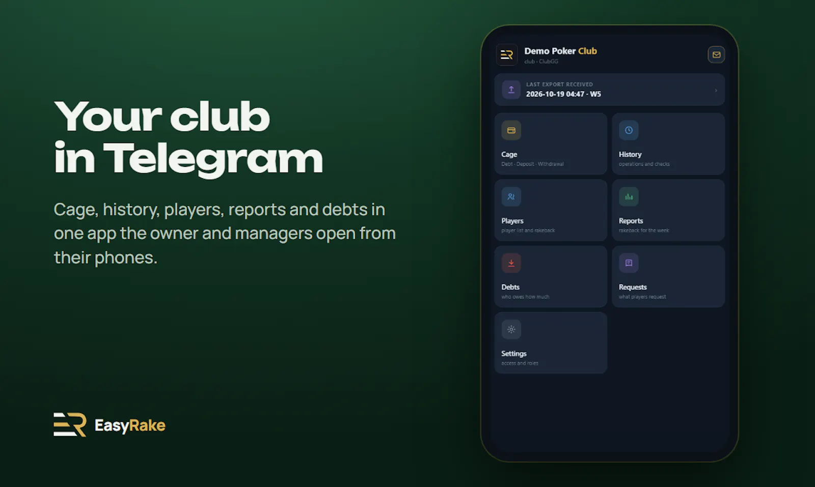 EasyRake screenshot 1
