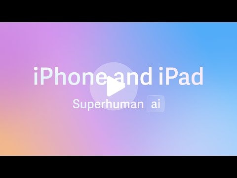 startuptile Superhuman AI for iPhone & iPad-Write emails faster than ever. On the go.
