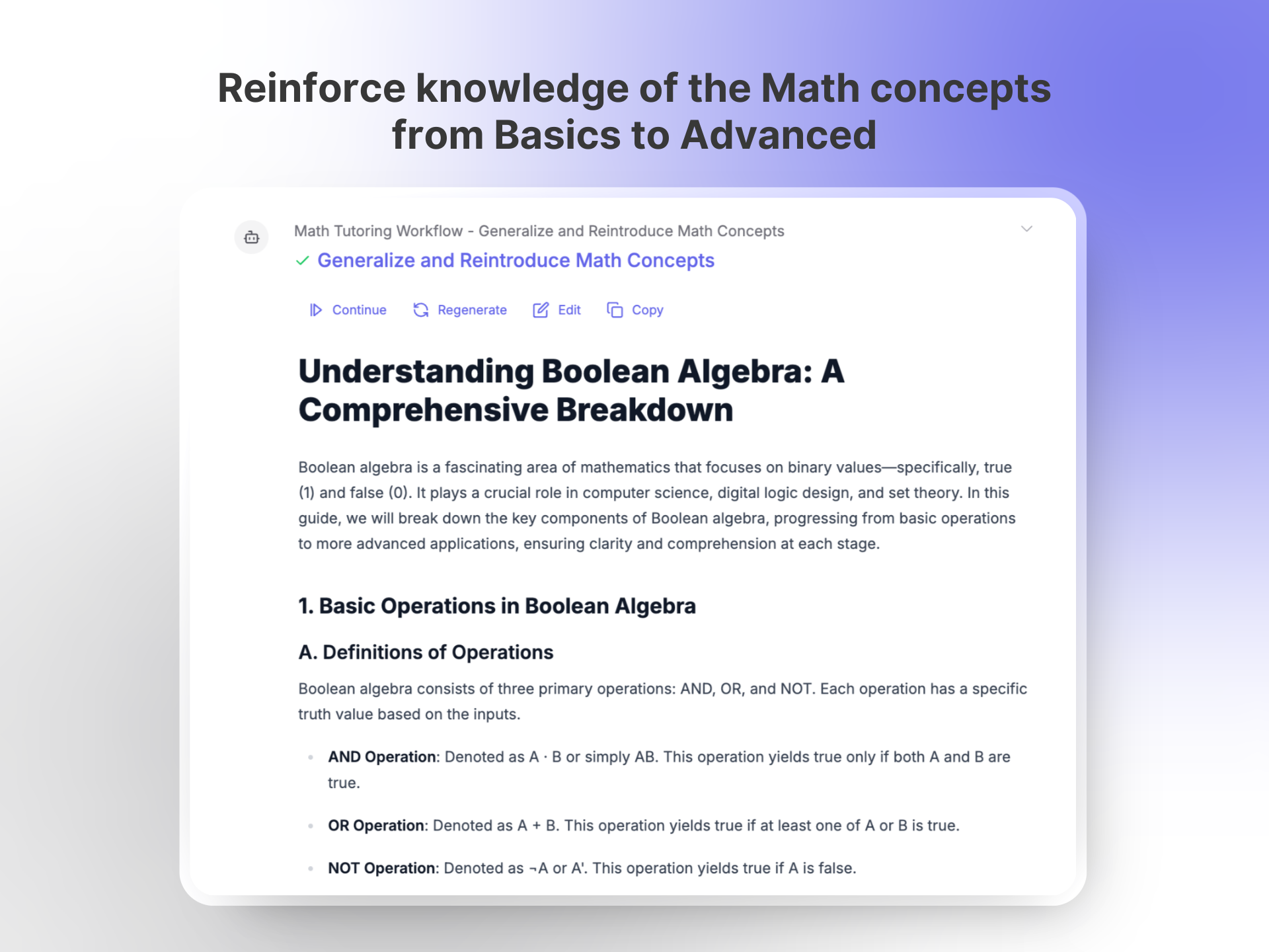 Math Concept Explainer gallery image
