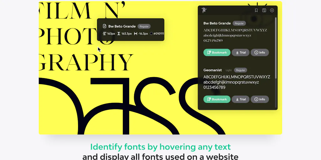 Fonts Ninja Chrome Extension