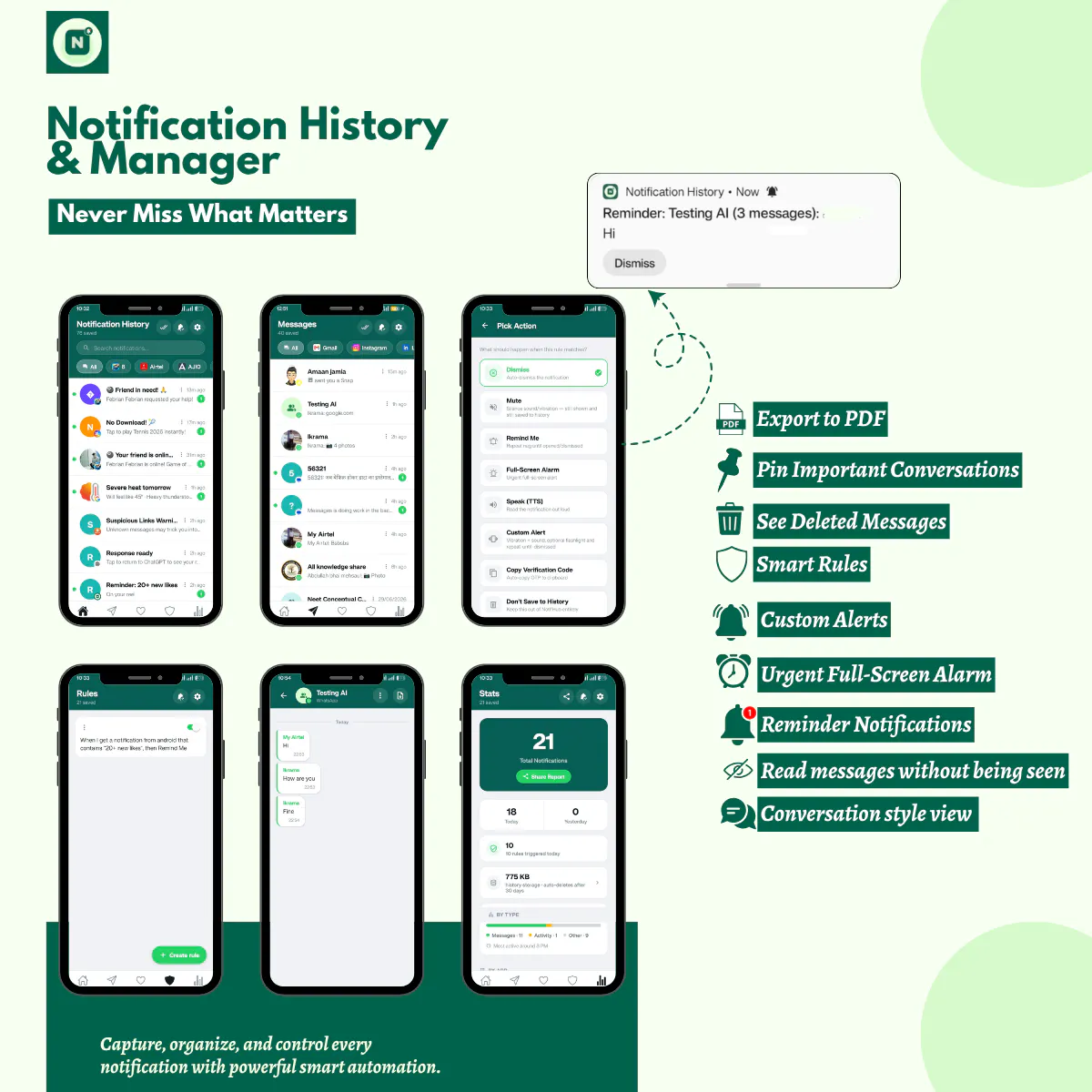 Notification History Manager gallery image