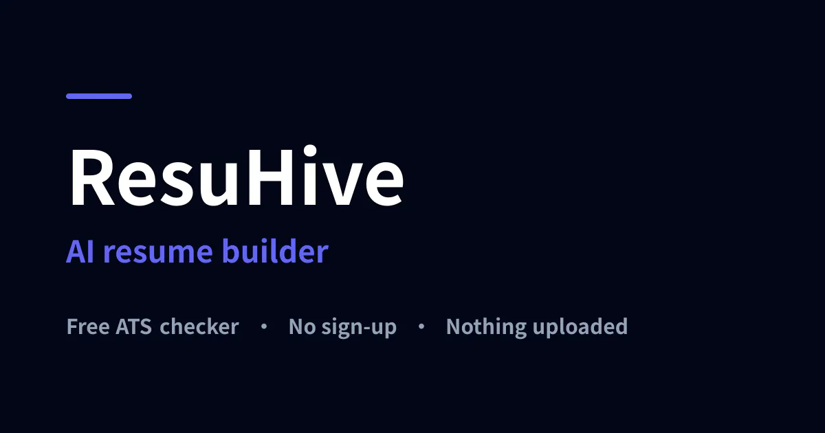 ResuHive gallery image