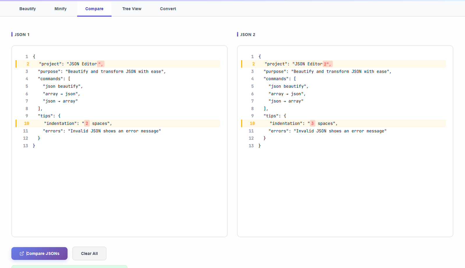 JSONCore Editor– All-in-One JSON Toolkit - Screenshot 2 showing product features and functionality