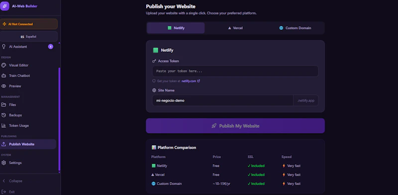 one-click-web-for-building screenshot 2