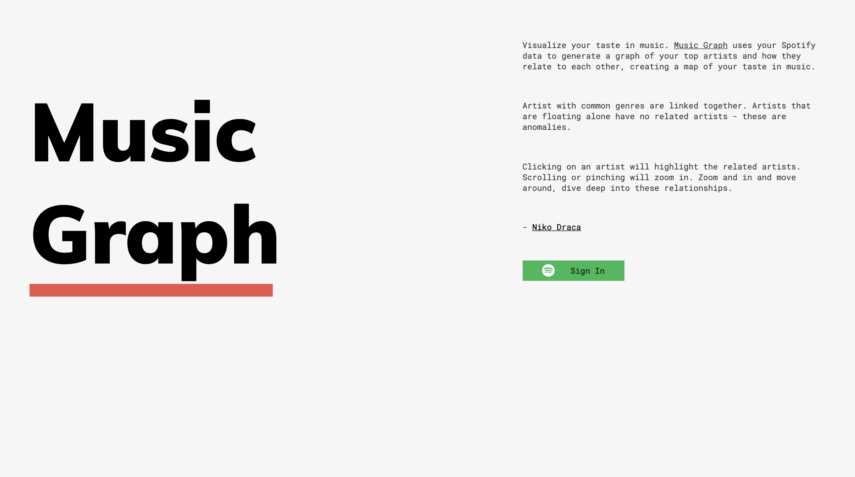 Music Graph gallery image