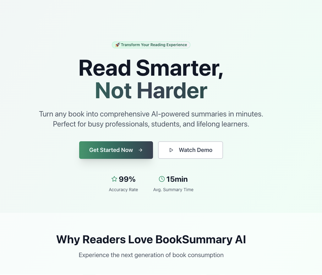 Book Summary AI logo