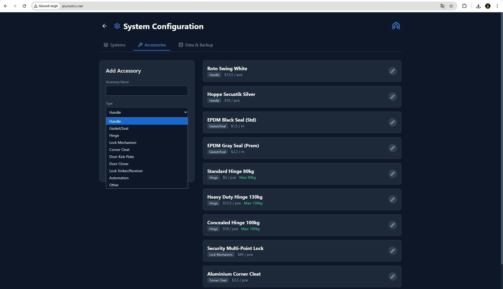 Alumetric gallery image