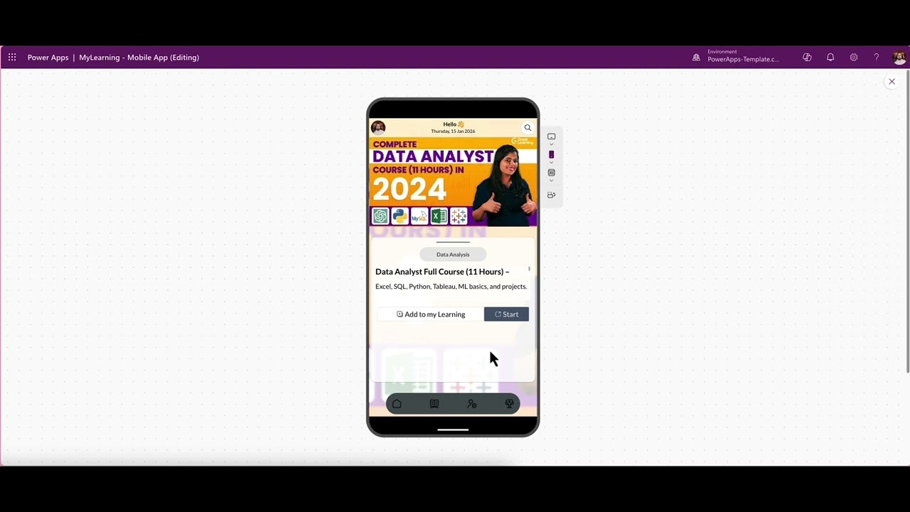 Power Apps templates gallery image