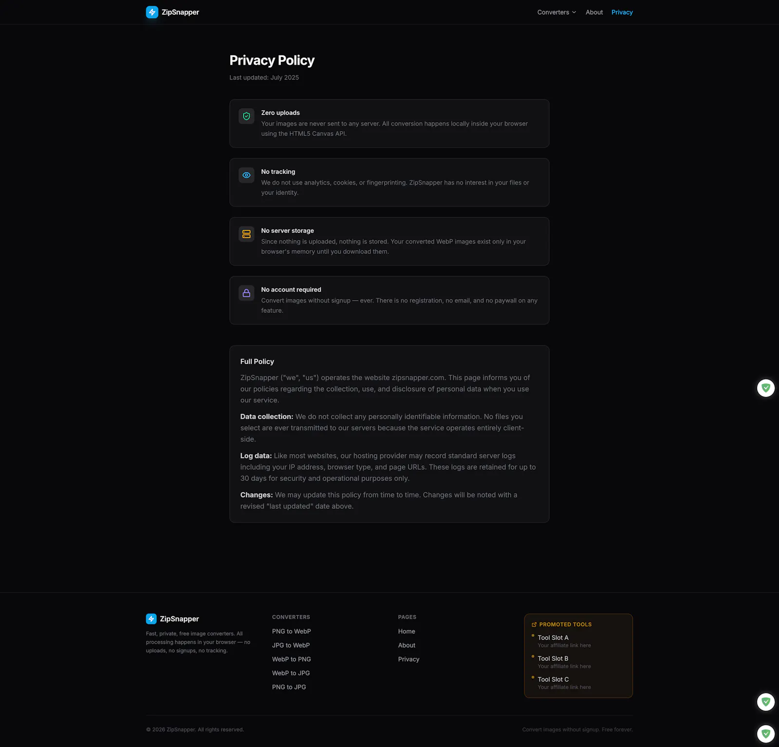 ZipSnapper screenshot 3