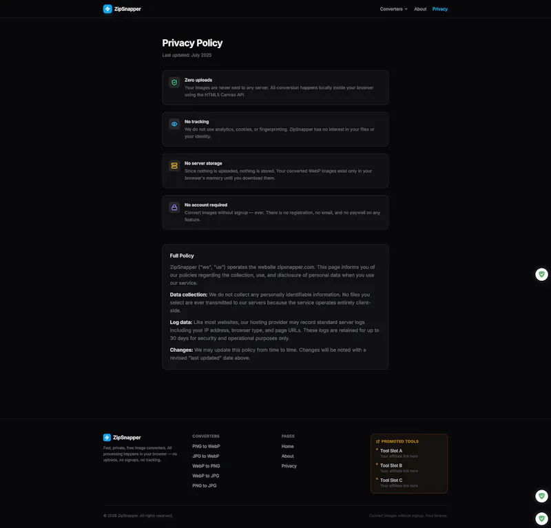 ZipSnapper screenshot 3