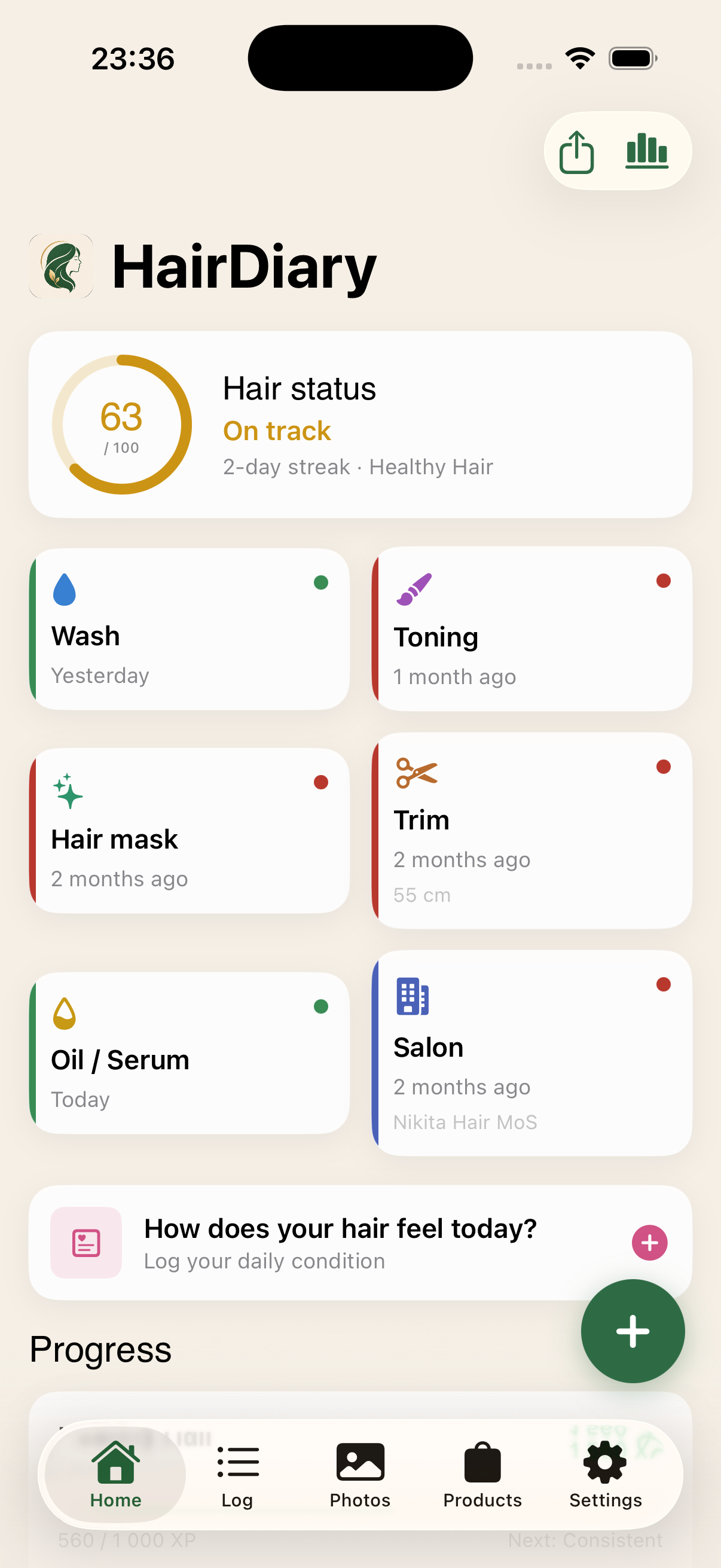HairDiary gallery image