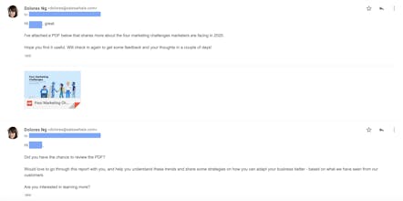 Saleswhale Email AI Conversation Flow gallery image