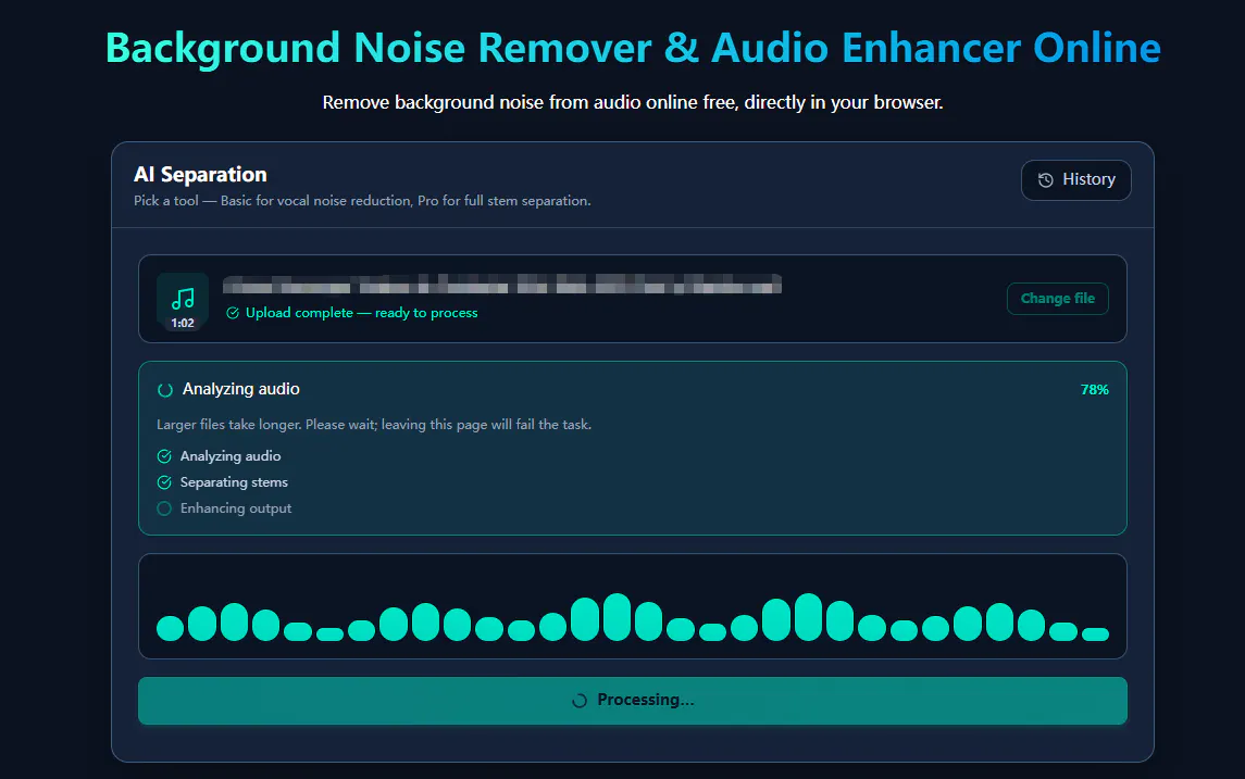 DeVoice: AI Transcription&Audio Enhancer gallery image