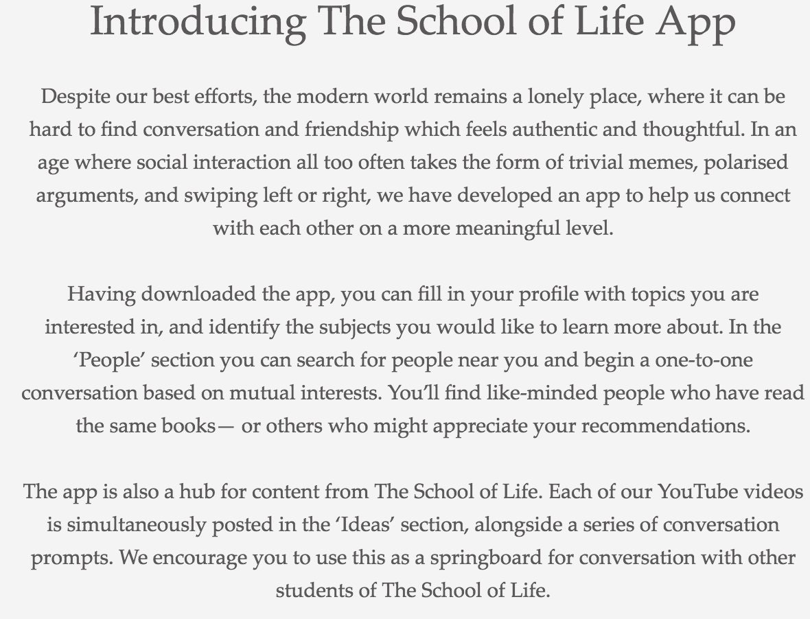 The School of Life gallery image