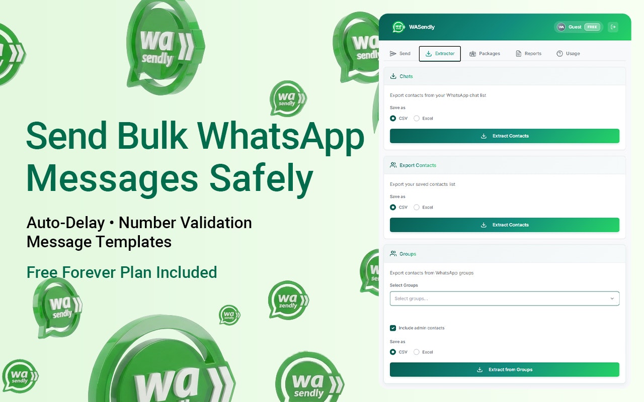 WASendly – WhatsApp Bulk Message Sender gallery image