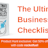 Ultimate Business Checklist (Book)