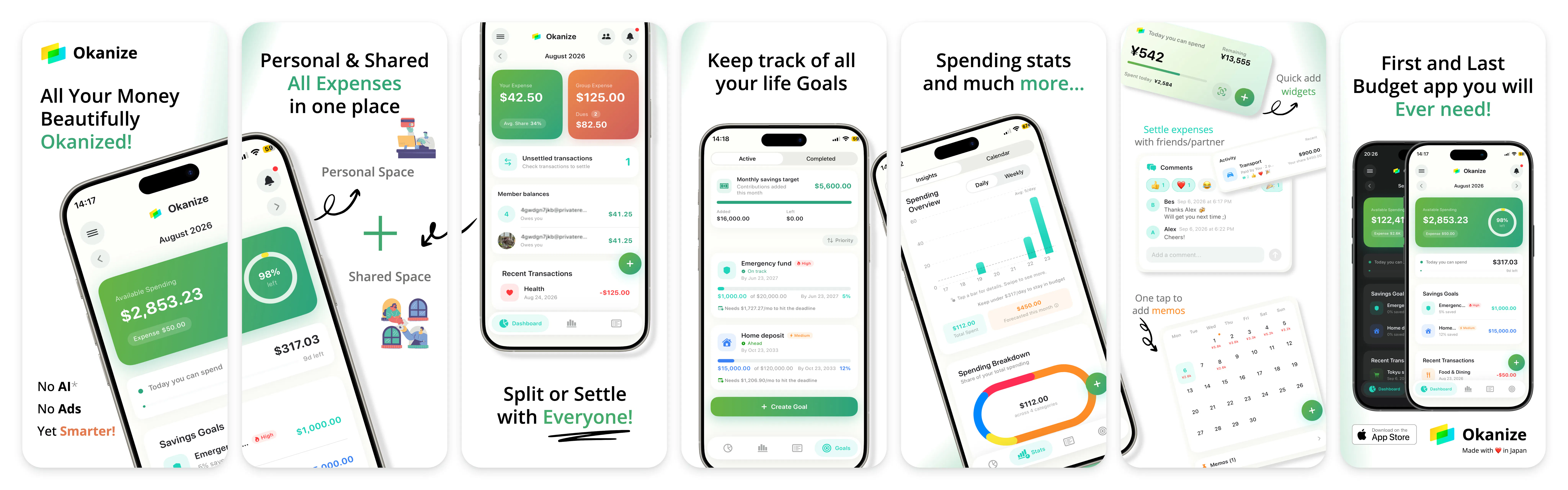 Okanize: Split, Settle and Manage money gallery image
