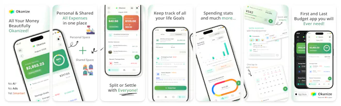 Okanize: Split, Settle and Manage money gallery image