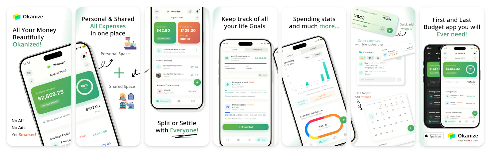 Okanize: Split, Settle and Manage money screenshot 3