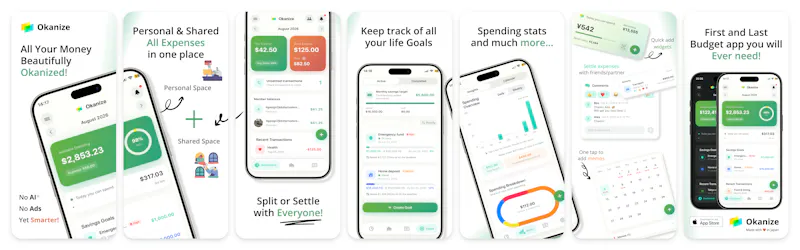 Okanize: Split, Settle and Manage money screenshot 3