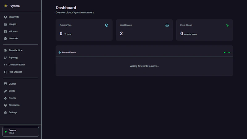 Vyoma — MicroVM Ecosystem screenshot 2