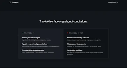 TraceVeil gallery image
