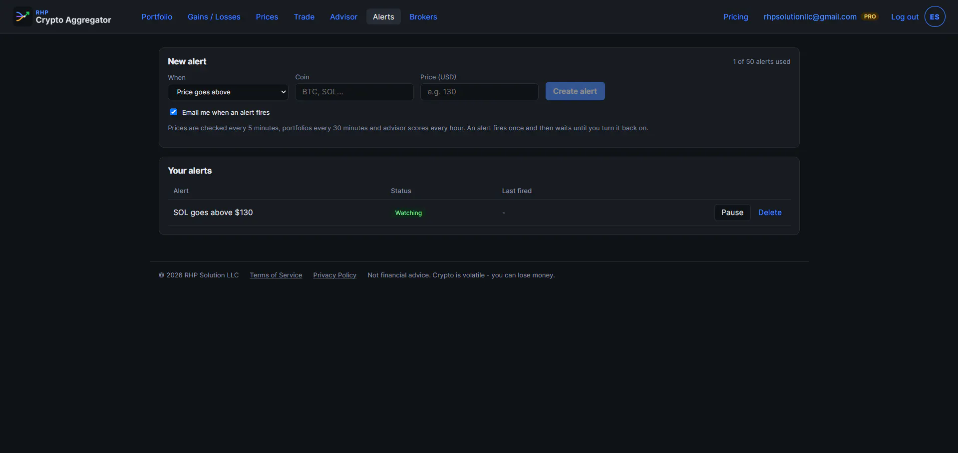 Crypto Aggregator gallery image