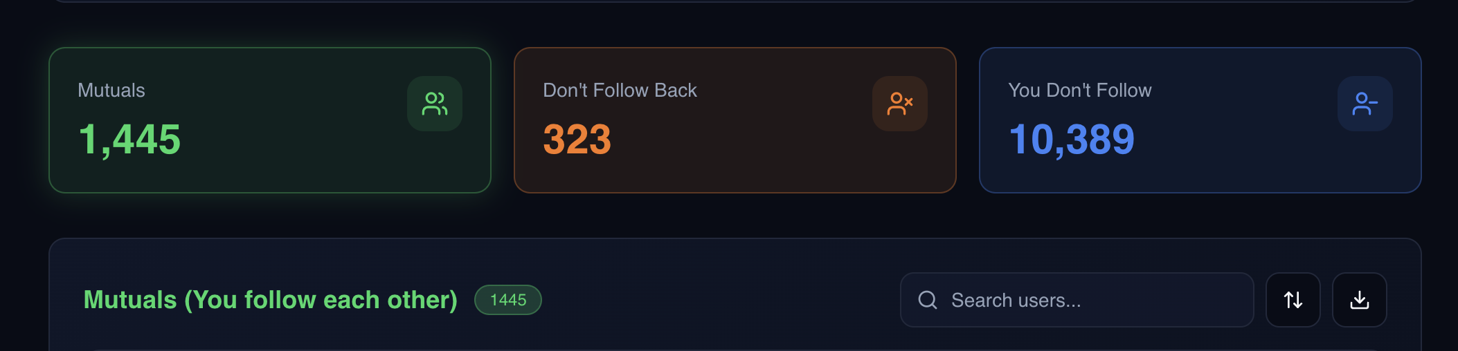 Instagram Followers Analyzer  gallery image