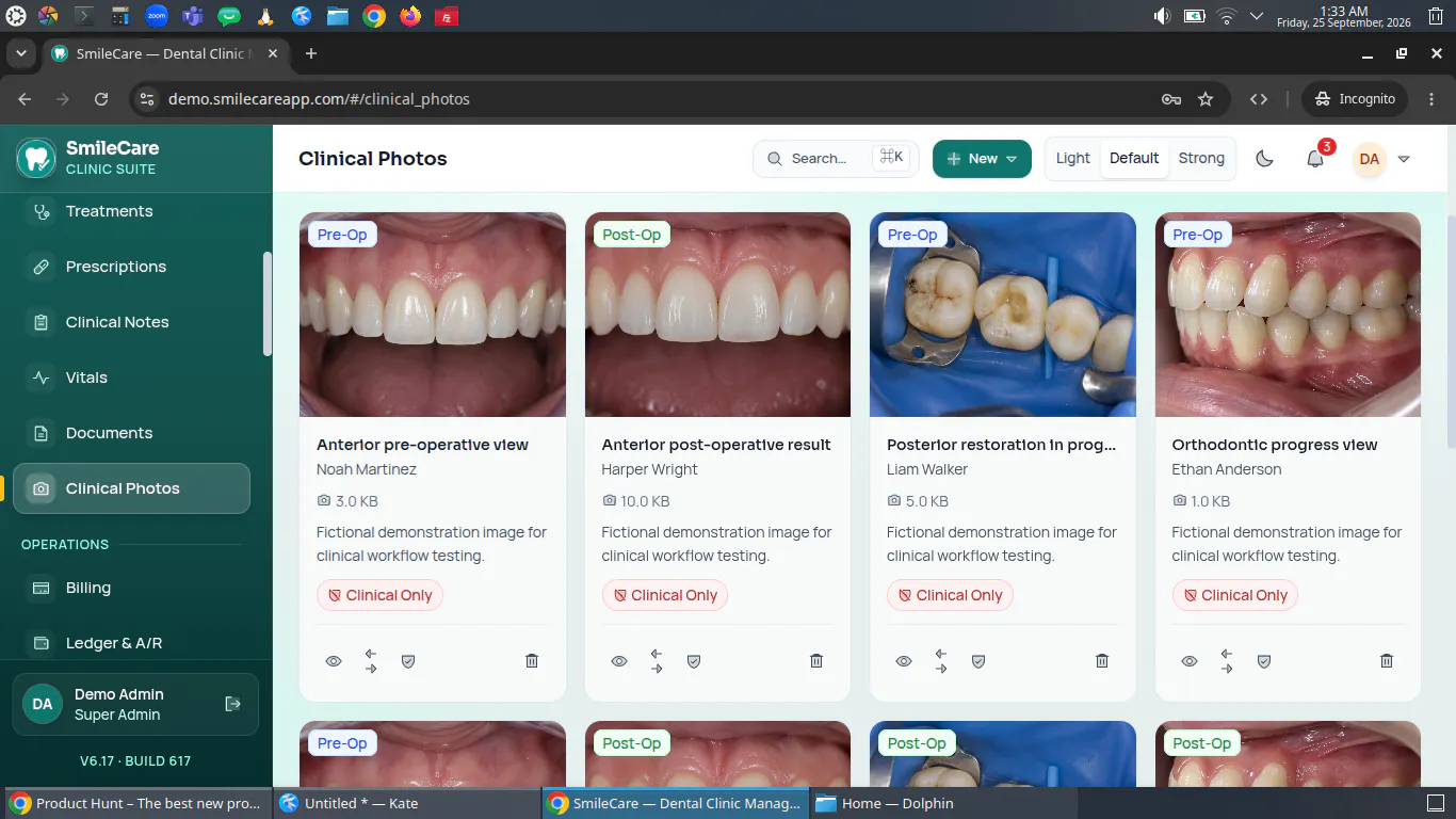 SmileCare Dental Practice Management App gallery image