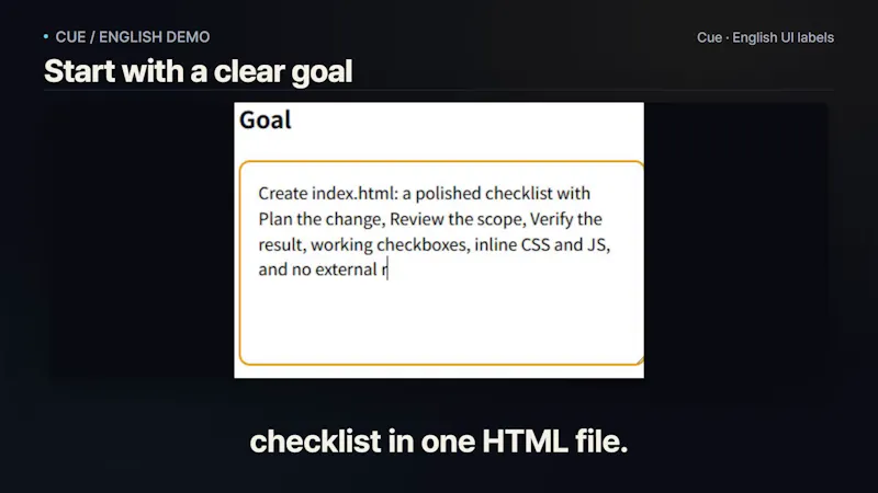 Cue screenshot 2