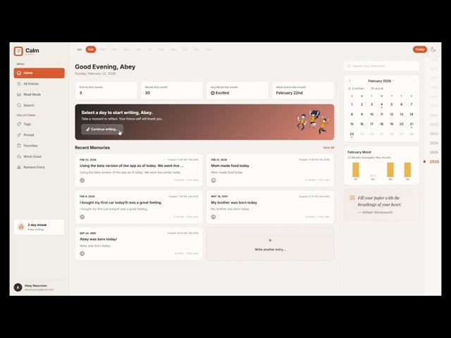 CalmDiary gallery image