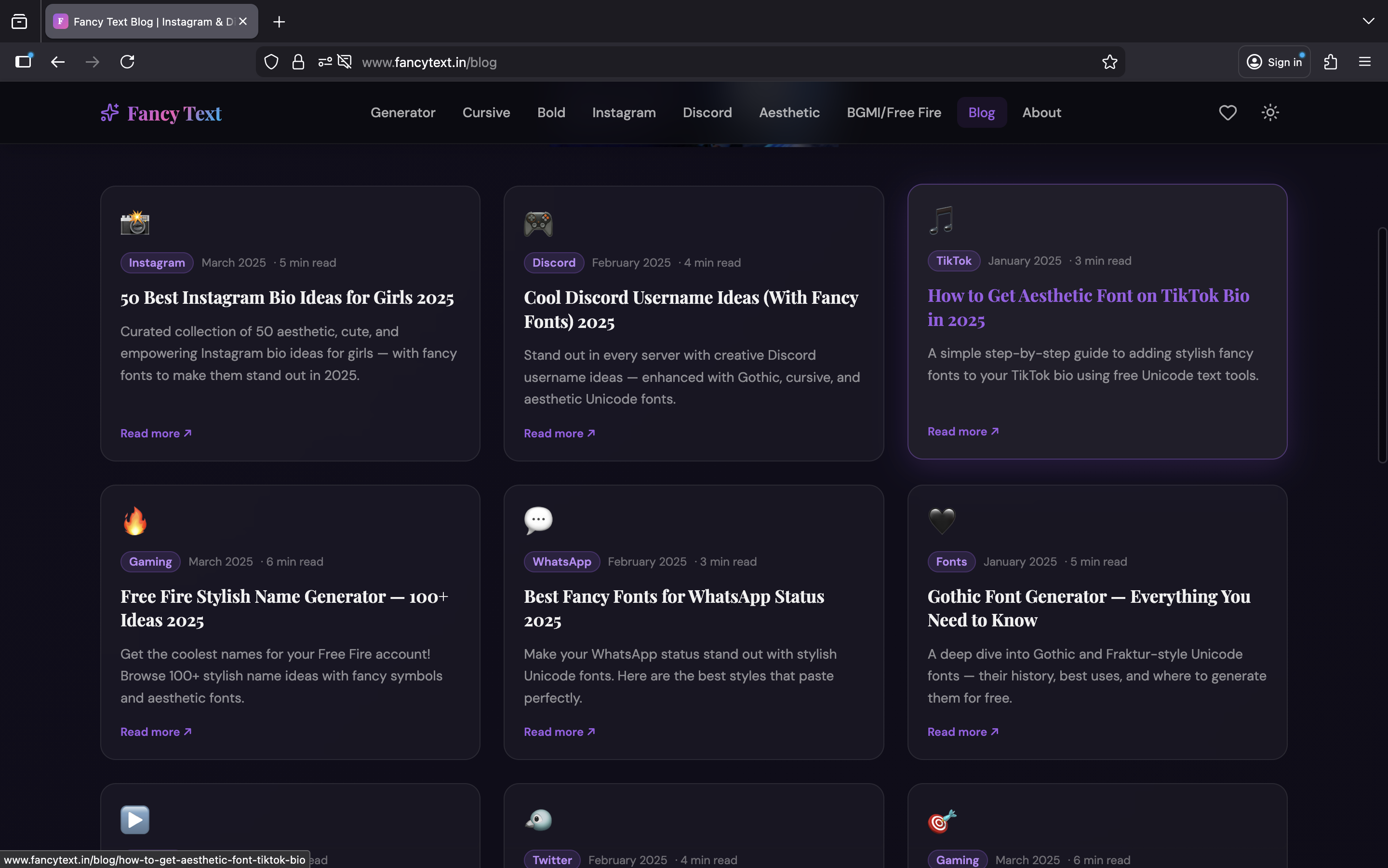 FancyText gallery image