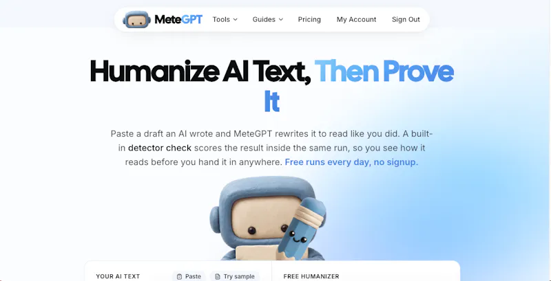 MeteGPT screenshot 1