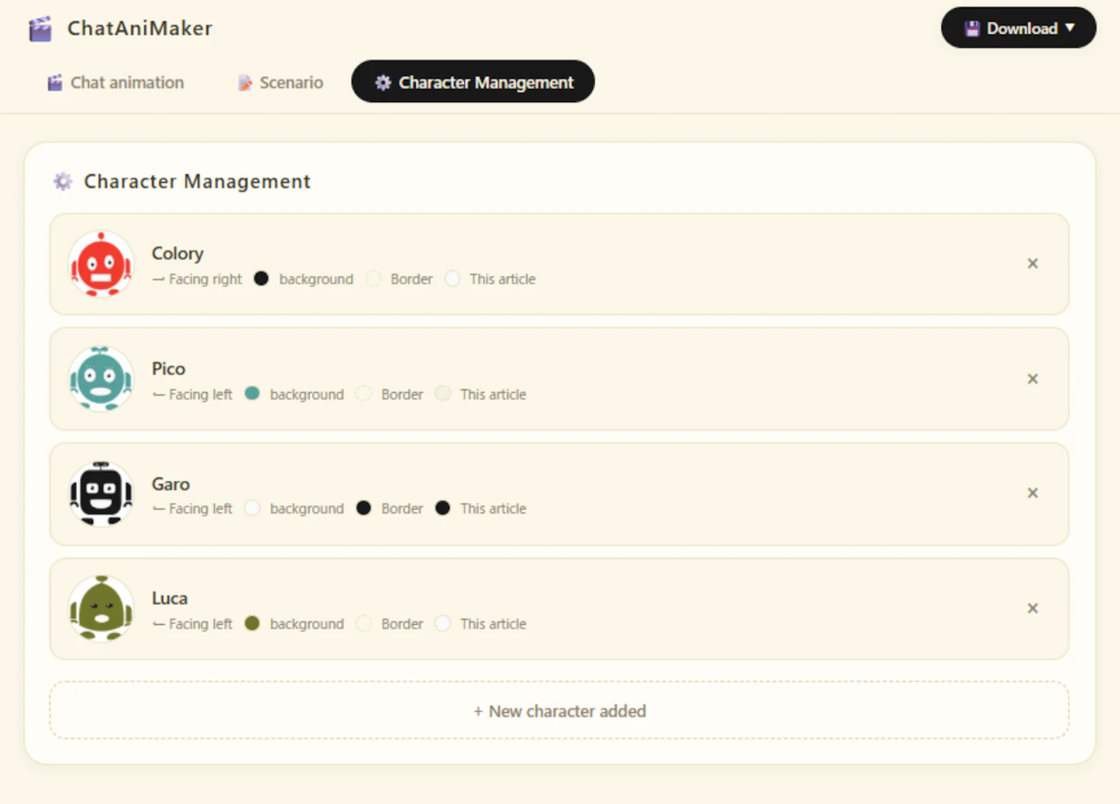 ChatAniMaker screenshot 2