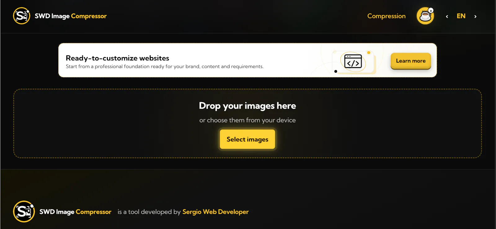 SWD Image Compressor screenshot 1
