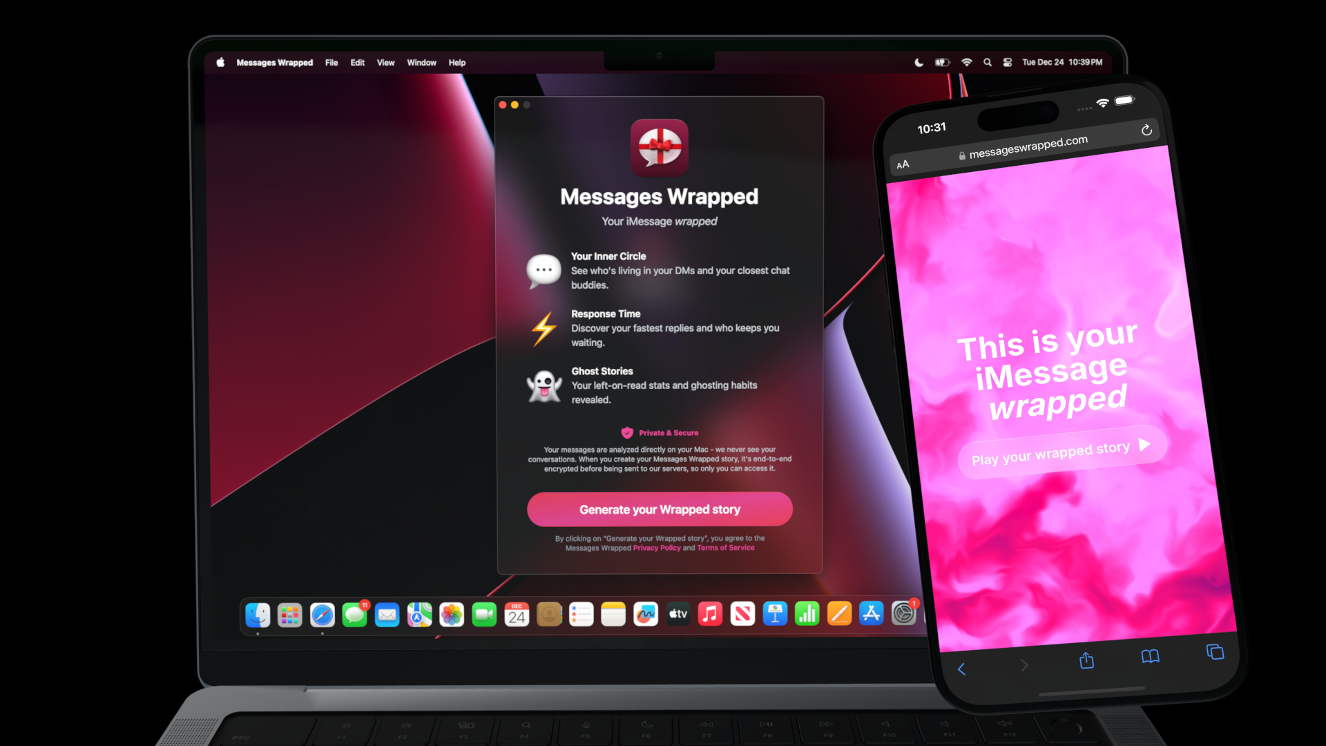Sarılmış mesajlar - Spotify sarıldı, ancak metinleriniz için medya 2