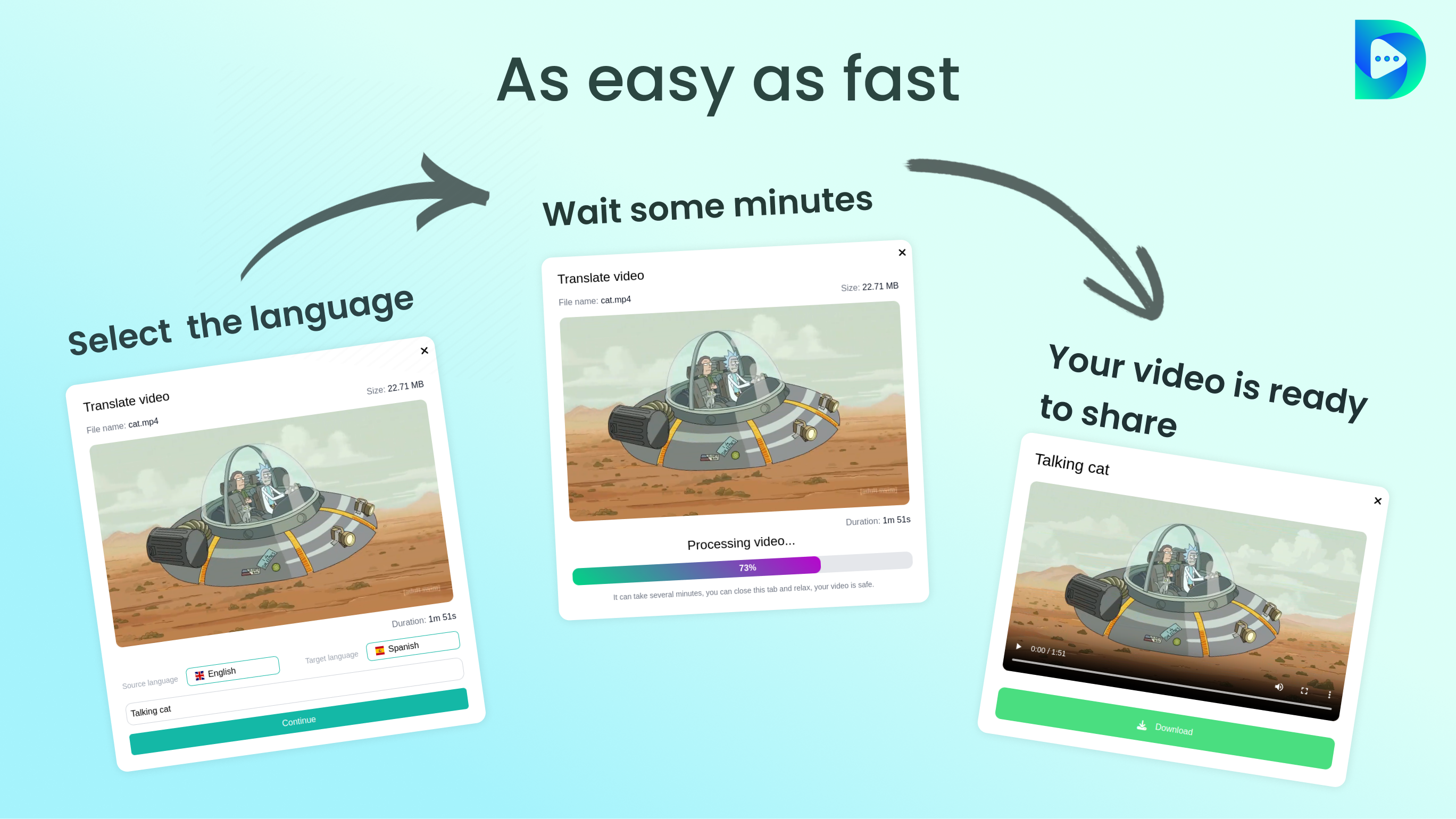 Dubly.io Video translator media 4