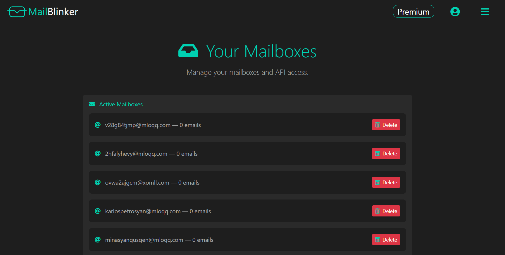 MailBlinker: ที่อยู่อีเมลที่ใช้แล้วทิ้ง media 4