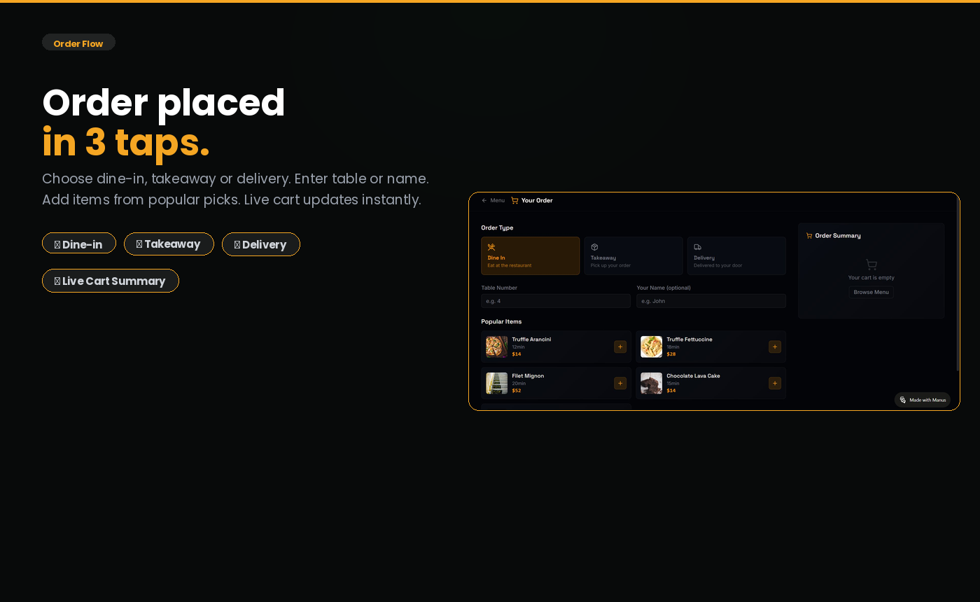 RestaurantOS,Management &Ordering System - Screenshot 2 showing product features and functionality