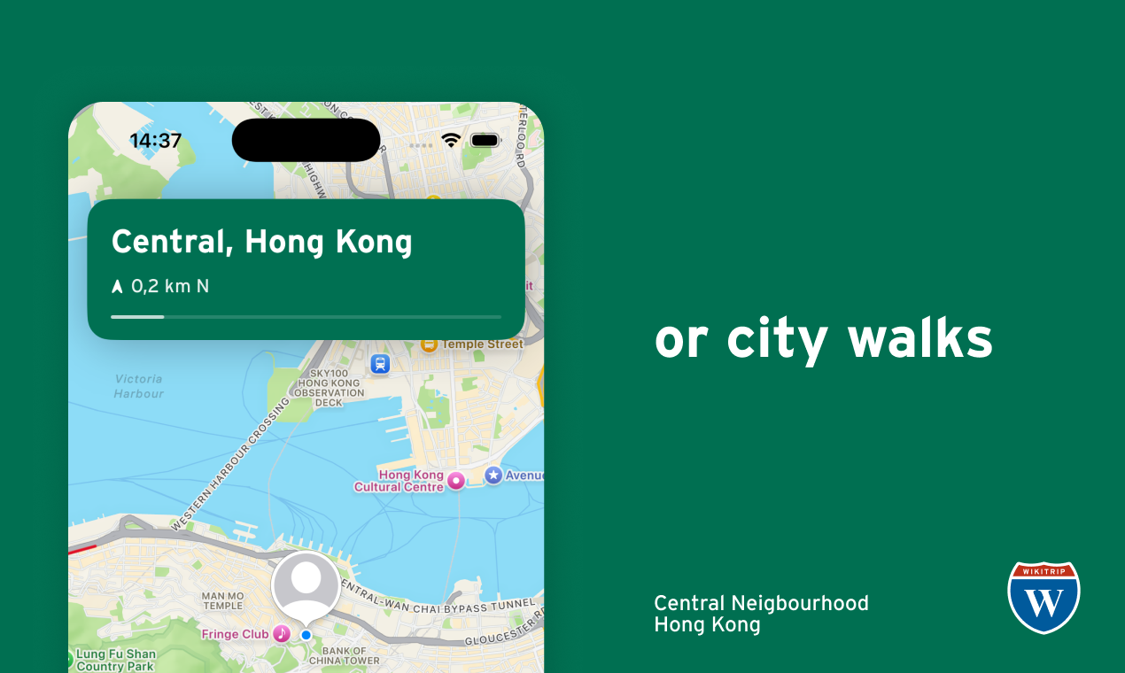 WikiTrip 2.0 - Screenshot 4 showing product features and functionality