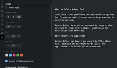 Calmly Writer Desktop App gallery image
