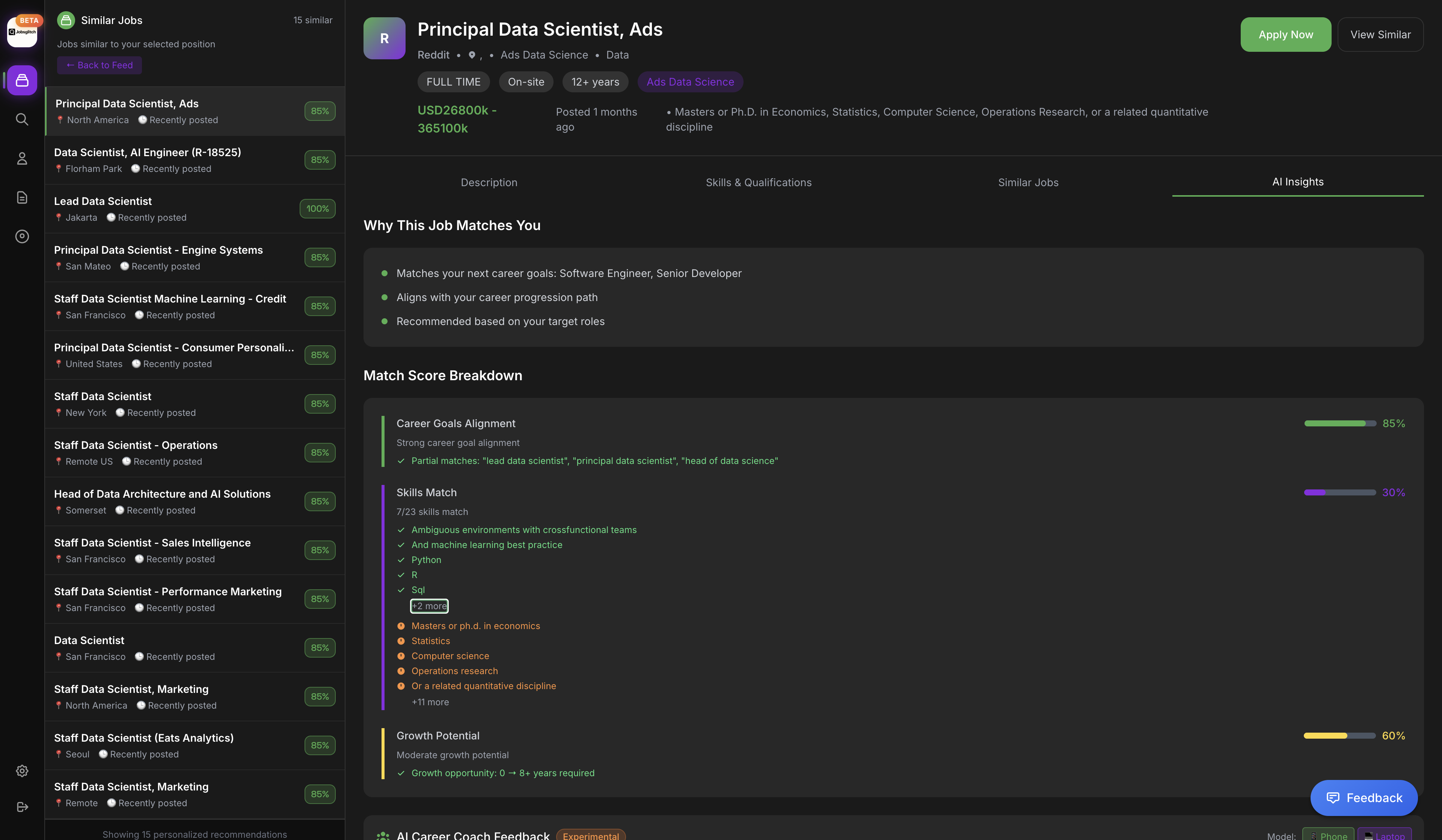 Beta - Screenshot 3 showing product features and functionality